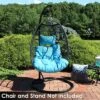 Sunnydaze Decor Sunnydaze Indoor/Outdoor Polyester Replacement Julia Hanging Egg Chair Cushion With Headrest - Blue - 2pc -Furniture GUEST 3ccc740a 5619 4519 baeb f2b86f5e46ef