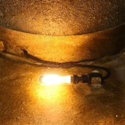 Sunnydaze Decor Sunnydaze 65"H Electric Resin And Concrete 4-Tier Eggshell Edge Outdoor Water Fountain With LED Lights -Furniture GUEST 3dc69a3c 861a 48b5 ace5 758fde717b63