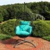 Sunnydaze Decor Sunnydaze Outdoor Resin Wicker Patio Penelope Hanging Basket Egg Chair Swing With Cushions, Headrest, And Steel Stand Set - 3pc 2 Sunnydaze Decor Sunnydaze Outdoor Resin Wicker Patio Penelope Hanging Basket Egg Chair Swing With Cushions, Headrest, And Steel Stand Set - 3pc -Furniture GUEST 3dd25139 89c0 4ab9 9964 2b72d96da2f9