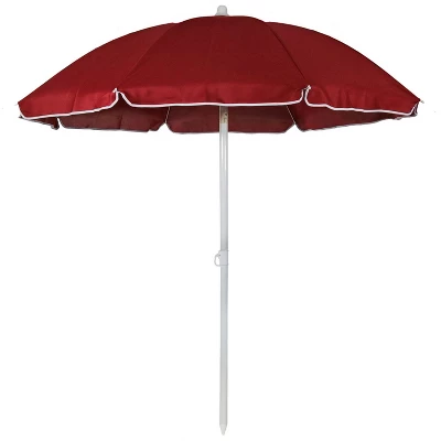 Sunnydaze Decor Sunnydaze Outdoor Travel Portable Beach Umbrella With Tilt Function And Push Open/Close Button - 5' 15 Sunnydaze Decor Sunnydaze Outdoor Travel Portable Beach Umbrella With Tilt Function And Push Open/Close Button - 5' - Image 13