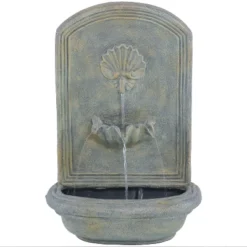 Sunnydaze Decor Sunnydaze 27"H Solar Only Polystone Seaside Outdoor Wall-Mount Water Fountain 17 Sunnydaze Decor Sunnydaze 27"H Solar Only Polystone Seaside Outdoor Wall-Mount Water Fountain -Furniture GUEST 3f5ada08 b2d6 4fdf 892f b56f519bfb42
