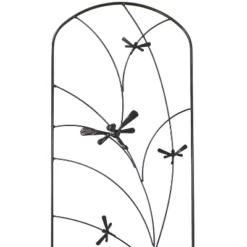 Sunnydaze Decorative Steel Metal Dragonfly Delight Design Garden Trellis - 55.75" H - Black - 2-Pack 9 Sunnydaze Decorative Steel Metal Dragonfly Delight Design Garden Trellis - 55.75" H - Black - 2-Pack -Furniture GUEST 413f8eb1 3f2c 4c5e 85fa a9e1470ad48d