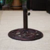 Sunnydaze Decor Sunnydaze Outdoor Heavy-Duty Cast Iron Celtic Knot Design Patio Yard Round Umbrella Base Stand - 17" - Bronze -Furniture GUEST 4305b959 d61f 4ad9 941b 196e38c9cc5d