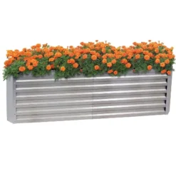 Sunnydaze Decor Sunnydaze Outdoor Vegetable Or Flower Galvalume Steel Raised Garden Bed For Backyard Or Garden - Rectangle - 71" 17 Sunnydaze Decor Sunnydaze Outdoor Vegetable Or Flower Galvalume Steel Raised Garden Bed For Backyard Or Garden - Rectangle - 71" -Furniture GUEST 4509339e 2f59 4987 ab87 080c51c83ee8