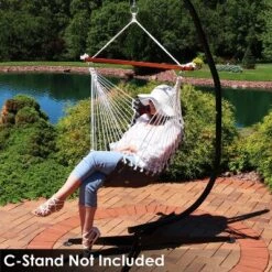 Sunnydaze Decor Sunnydaze Large Tufted Victorian Hammock Chair Swing For Backyard And Patio - 300 Lb Weight Capacity -Furniture GUEST 476f780f c5b0 43b9 bd9e e9385301e1d8