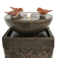 Sunnydaze Decor Sunnydaze 25"H Electric Polyresin Three Bathing Birds Outdoor Water Fountain With LED Light 13 Sunnydaze Decor Sunnydaze 25"H Electric Polyresin Three Bathing Birds Outdoor Water Fountain With LED Light -Furniture GUEST 47f31355 ee6c 41e4 b7f9 2c238d969454