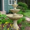Sunnydaze Decor Sunnydaze 55"H Electric Polystone Classic Style 3-Tier Designer Outdoor Water Fountain -Furniture GUEST 48c76f47 53d0 4dd8 ad7c 694005ffb846