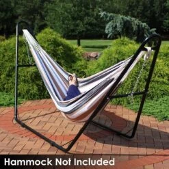 Sunnydaze Decor Sunnydaze Heavy-Duty Universal Multi-Use Heavy-Duty Steel Hammock Stand For 9 To 14 Feet Hammocks - 550 Lb Weight Capacity -Furniture GUEST 48d640d0 6e5a 4886 98d0 43b9709c86f6