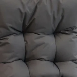 Sunnydaze Decor Sunnydaze Outdoor Egg Chair Polyester Replacement Cushion - Gray -Furniture GUEST 48de6b8d d79a 4585 bbd1 5aeb8ee250c5