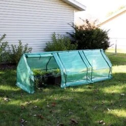 Sunnydaze Decor Sunnydaze Outdoor Portable Slanted Top Plant Shelter Mini Cloche Greenhouse With Zipper Doors - 36" - Green 17 Sunnydaze Decor Sunnydaze Outdoor Portable Slanted Top Plant Shelter Mini Cloche Greenhouse With Zipper Doors - 36" - Green -Furniture GUEST 4a78af9e d653 4034 9deb 835273daaf41