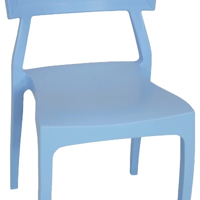 Sunnydaze Decor Sunnydaze Plastic All-Weather Commercial-Grade Elmott Indoor/Outdoor Patio Dining Chair 8 Sunnydaze Decor Sunnydaze Plastic All-Weather Commercial-Grade Elmott Indoor/Outdoor Patio Dining Chair - Image 6