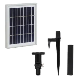 Sunnydaze Decor Sunnydaze 45" H Outdoor Arcade 2-Tier Solar Water Fountain With Battery Backup And LED Light -Furniture GUEST 51ddbbe9 8037 4f9a a3d0 5784facd3388