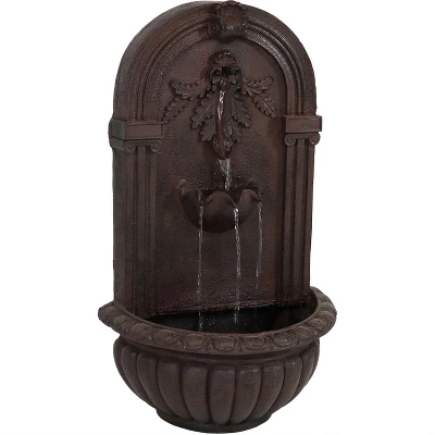 Sunnydaze Decor Sunnydaze 27"H Electric Polystone Florence Outdoor Wall-Mount Water Fountain 9 Sunnydaze Decor Sunnydaze 27"H Electric Polystone Florence Outdoor Wall-Mount Water Fountain - Image 7