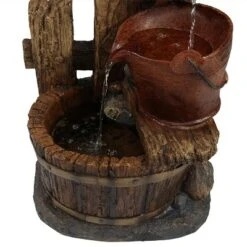 Sunnydaze Decor Sunnydaze 26"H Electric Polyresin Bluebird House And Buckets Outdoor Water Fountain -Furniture GUEST 5358d604 d105 4b5a b002 af91f4f989b0