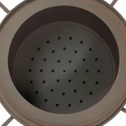 Sunnydaze Decor Sunnydaze Cosmic Outdoor Wood-Burning Steel Smokeless Fire Pit For The Backyard - Bronze - 30" -Furniture GUEST 53967cdb 2292 4426 8add 6a86c04de7c6