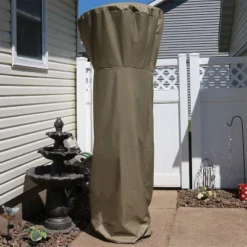 Sunnydaze Decor Sunnydaze Outdoor Heavy-Duty Weather-Resistant Protective Cover For Outdoor Patio Heater - 94" - Khaki