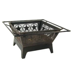 Sunnydaze Decor Sunnydaze Outdoor Camping Or Backyard Steel Northern Galaxy Fire Pit With Cooking Grill Grate, Spark Screen, And Log Poker - 32" -Furniture GUEST 5a105264 c883 4154 9a3d 7ac44bd57ddc