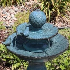 Sunnydaze Decor Sunnydaze 27"H Electric Green Ceramic 2-Tier Resting Birds Outdoor Water Fountain 15 Sunnydaze Decor Sunnydaze 27"H Electric Green Ceramic 2-Tier Resting Birds Outdoor Water Fountain -Furniture GUEST 5aeb5b72 5f7d 4625 b99e 96de035f4c5a 1