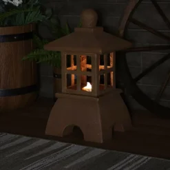 Sunnydaze Decor Sunnydaze 23"H Electric Resin Zen Lantern Outdoor Water Fountain With LED Lights 13 Sunnydaze Decor Sunnydaze 23"H Electric Resin Zen Lantern Outdoor Water Fountain With LED Lights -Furniture GUEST 5b44f10f 2ab7 48e8 8779 5b9f0418291b