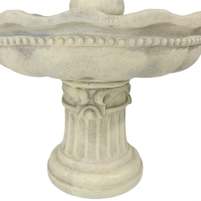 Sunnydaze Decor Sunnydaze 51"H Electric Polyresin And Fiberglass 3-Tier Pineapple Top Outdoor Water Fountain 6 Sunnydaze Decor Sunnydaze 51"H Electric Polyresin And Fiberglass 3-Tier Pineapple Top Outdoor Water Fountain - Image 4