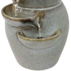 Sunnydaze Decor Sunnydaze Indoor Home Decorative Smooth Ceramic Cascading Side Tiers Tabletop Water Fountain - 8" - Light Brown 10 Sunnydaze Decor Sunnydaze Indoor Home Decorative Smooth Ceramic Cascading Side Tiers Tabletop Water Fountain - 8" - Light Brown -Furniture GUEST 5c1814d0 481c 4c2a 8f4e 63dbbae8958c