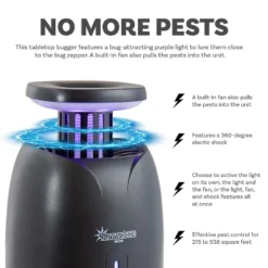 Sunnydaze Decor Sunnydaze Tabletop Bug Zapper With Fan And Violet Light - 5.25" In Diameter X 9.75" H -Furniture GUEST 5ccfdb01 5980 41a5 a9c1 201778225416