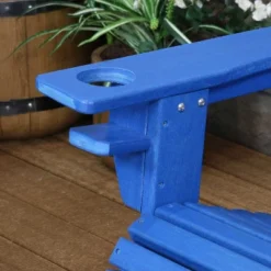 Sunnydaze Decor Sunnydaze All-Weather HDPE Outdoor Patio Adirondack Chair With Drink Holder -Furniture GUEST 5fcfea59 28db 4ba7 bb31 fd514d99a925