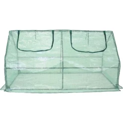 Sunnydaze Decor Sunnydaze Outdoor Portable Plant Shelter Mini Greenhouse With Double Zipper Doors And Cover - Green -Furniture GUEST 60efa126 06a9 4cee 9657 e9c671361fdb