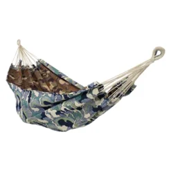 Sunnydaze Decor Sunnydaze Outdoor Polyester Double Jacquard Hammock -Furniture GUEST 6226e222 b80d 4a4a 83fd e0a1b3a6bcff
