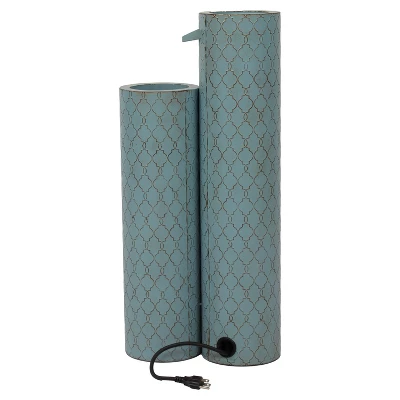 Sunnydaze Decor Sunnydaze Moroccan Trellis 3-Column Modern Outdoor Water Fountain - 27.5" 4 Sunnydaze Decor Sunnydaze Moroccan Trellis 3-Column Modern Outdoor Water Fountain - 27.5" - Image 2