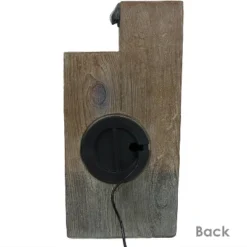 Sunnydaze Decor Sunnydaze Indoor Home Office Polyresin Faux Wooden Tiered Columns Tabletop Fountain With LED Lights - 13" -Furniture GUEST 66c42ea7 f8ca 4ae2 8933 97016f78d7ea