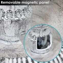 Sunnydaze Decor Sunnydaze 50"H Electric Fiberglass Reinforced Concrete 3-Tier Mediterranean-Inspired Outdoor Water Fountain -Furniture GUEST 68482821 a00c 4b60 afac 9fd62061c03a