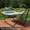 Sunnydaze Decor Sunnydaze Heavy-Duty Universal Multi-Use Heavy-Duty Steel Hammock Stand For 9 To 14 Feet Hammocks - 550 Lb Weight Capacity -Furniture GUEST 684aad55 9530 49d1 bc44 de229b7ef054