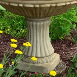 Sunnydaze Decor Sunnydaze 55"H Electric Polystone Classic Style 3-Tier Designer Outdoor Water Fountain -Furniture GUEST 6a36f7ef 331a 4651 9292 16582fffd588