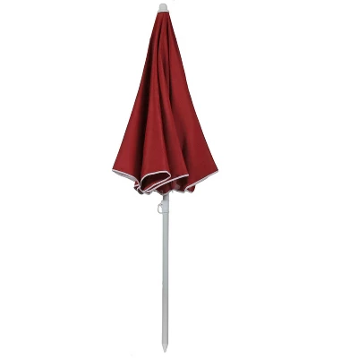 Sunnydaze Decor Sunnydaze Outdoor Travel Portable Beach Umbrella With Tilt Function And Push Open/Close Button - 5' 13 Sunnydaze Decor Sunnydaze Outdoor Travel Portable Beach Umbrella With Tilt Function And Push Open/Close Button - 5' - Image 11