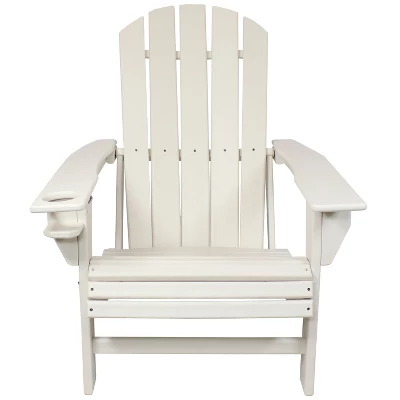 Sunnydaze Decor Sunnydaze Outdoor Lake Style Adirondack Chair With Cup Holder 9 Sunnydaze Decor Sunnydaze Outdoor Lake Style Adirondack Chair With Cup Holder - Image 7