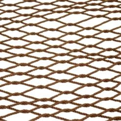Sunnydaze Decor Sunnydaze Large Double Wide Two-Person Polyester Rope Hammock With Steel Stand - 400 Lb Weight Capacity/15' Stand - Brown -Furniture GUEST 6d6d2dd5 113d 4933 a21f 484c08c700d2