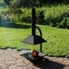 Sunnydaze Decor Sunnydaze Outdoor Backyard Patio Modern Style Steel Wood-Burning Fire Pit Chiminea With Open Sides - 80" - Black -Furniture GUEST 6d8dd2e6 86f1 4379 bf3d a1e538881f68