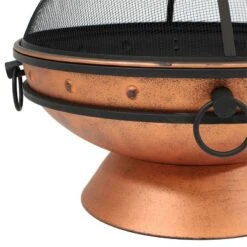 Sunnydaze Decor Sunnydaze Outdoor Camping Or Backyard Large Round Fire Pit Bowl With Handles And Spark Screen - 30" - Copper Finish 12 Sunnydaze Decor Sunnydaze Outdoor Camping Or Backyard Large Round Fire Pit Bowl With Handles And Spark Screen - 30" - Copper Finish -Furniture GUEST 70ed9b35 4ac9 43fa 8135 2c034381ee6f