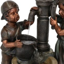 Sunnydaze Decor Sunnydaze 24"H Electric Polyresin Jack And Jill At Farmhouse Pump And Well Outdoor Water Fountain 15 Sunnydaze Decor Sunnydaze 24"H Electric Polyresin Jack And Jill At Farmhouse Pump And Well Outdoor Water Fountain -Furniture GUEST 732c58d3 614a 4c8e be52 ada8a70e5341