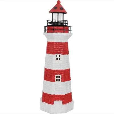 Sunnydaze Decor Sunnydaze Outdoor Backyard Garden Nautical Lighthouse Solar LED Pathlight Statue Figurine - 36" 13 Sunnydaze Decor Sunnydaze Outdoor Backyard Garden Nautical Lighthouse Solar LED Pathlight Statue Figurine - 36" - Image 11