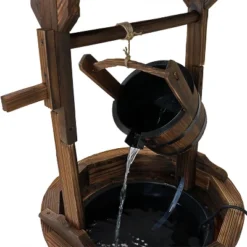 Sunnydaze Decor Sunnydaze 48"H Electric Fir Wood Old-Fashioned Wishing Well Outdoor Water Fountain 11 Sunnydaze Decor Sunnydaze 48"H Electric Fir Wood Old-Fashioned Wishing Well Outdoor Water Fountain -Furniture GUEST 737cc74e 97fc 4fb6 8fc5 fbc2ac69444f