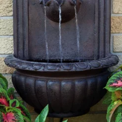 Sunnydaze Decor Sunnydaze 27"H Electric Polystone Florence Outdoor Wall-Mount Water Fountain 13 Sunnydaze Decor Sunnydaze 27"H Electric Polystone Florence Outdoor Wall-Mount Water Fountain -Furniture GUEST 7555dcf0 2983 42a0 b01e 8782c6930652