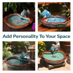 Sunnydaze Decor Sunnydaze 7"H Electric Glazed Ceramic Fish Outdoor Water Fountain 19 Sunnydaze Decor Sunnydaze 7"H Electric Glazed Ceramic Fish Outdoor Water Fountain -Furniture GUEST 778c7e2b d313 41b5 a1a5 b12615c9e1b8