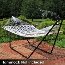 Sunnydaze Decor Sunnydaze Heavy-Duty Universal Multi-Use Heavy-Duty Steel Hammock Stand For 9 To 14 Feet Hammocks - 550 Lb Weight Capacity -Furniture GUEST 7a2b5783 cc5d 4032 ab5f a62ef5af152c