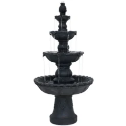 Sunnydaze Decor Sunnydaze 52"H Electric Fiberglass And Resin 4-Tier Pineapple Top Outdoor Water Fountain 25 Sunnydaze Decor Sunnydaze 52"H Electric Fiberglass And Resin 4-Tier Pineapple Top Outdoor Water Fountain -Furniture GUEST 7ff74cfa 6a7a 4463 ba2a 0d01c7a01456