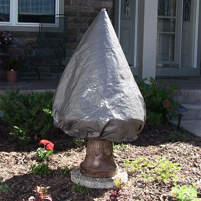 Sunnydaze Decor Sunnydaze Outdoor Weather-Resistant Medium Tiered Water Fountain Feature Protective Cover - Gray 6 Sunnydaze Decor Sunnydaze Outdoor Weather-Resistant Medium Tiered Water Fountain Feature Protective Cover - Gray - Image 4