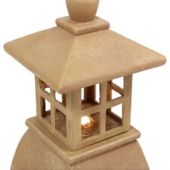 Sunnydaze Decor Sunnydaze 23"H Electric Resin Zen Lantern Outdoor Water Fountain With LED Lights 10 Sunnydaze Decor Sunnydaze 23"H Electric Resin Zen Lantern Outdoor Water Fountain With LED Lights -Furniture GUEST 83830edd 6cf2 492c 91a8 e1d4817b3085