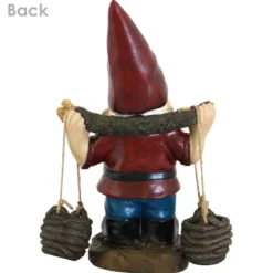 Sunnydaze Decor Sunnydaze Peter With A Pair Of Pails Gnome Indoor/Outdoor Lightweight Resin Lawn And Garden Statue - 14" H -Furniture GUEST 843ccc61 8ad1 4405 be4a ee1da7ce424f