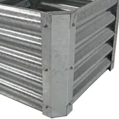 Sunnydaze Decor Sunnydaze Outdoor Lawn And Garden Galvanized Steel Square Raised Vegetable Garden Or Flower Bed Planter Kit - 22" - Silver 9 Sunnydaze Decor Sunnydaze Outdoor Lawn And Garden Galvanized Steel Square Raised Vegetable Garden Or Flower Bed Planter Kit - 22" - Silver -Furniture GUEST 861a70ba a8e2 403e 8e6d 8e036af4d55d